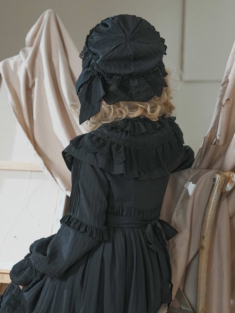 Kuro Lolita Baby Hat - sanshanjiu