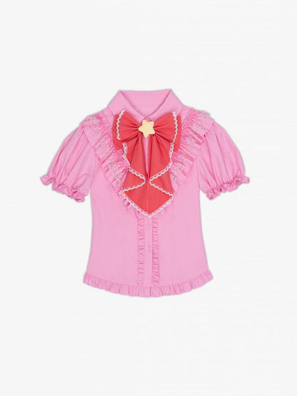 Yellow Star Red Bowtie - Magical Girl - DevilInspired Exclusive Collection