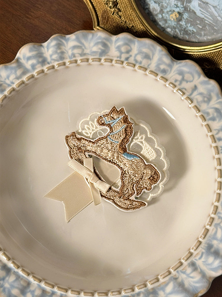 Horse Badge Rocking Embroidery