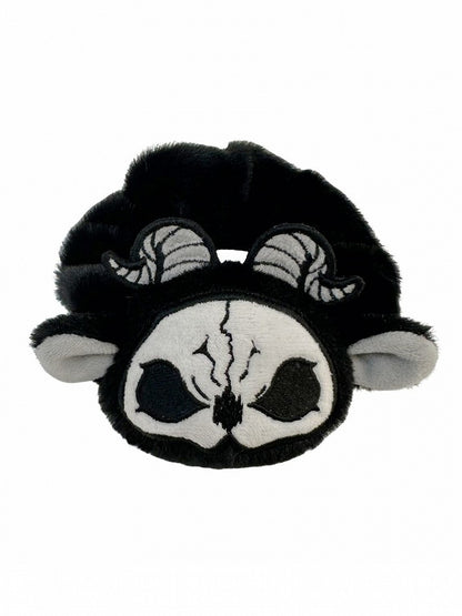 Scrunchie and Reaper Gothic White Grim Black