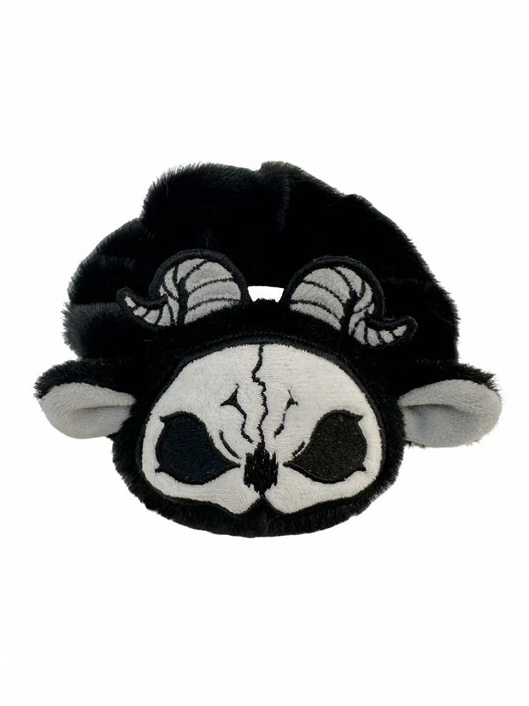 White and Scrunchie Black Reaper Grim Gothic