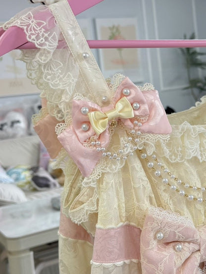 Options And Bowknot Beaded Floral Charm Color Hairclip 4