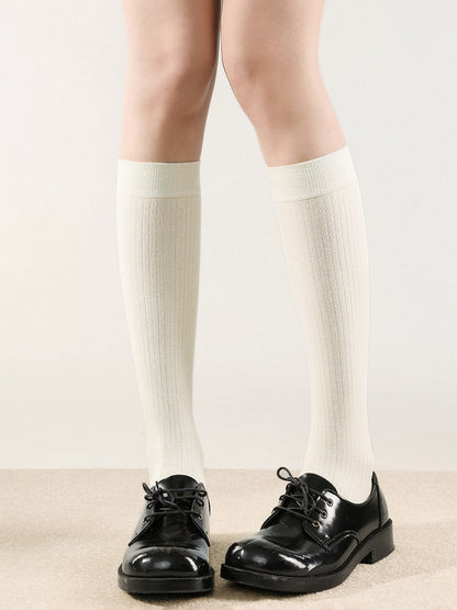 Colors) Warm Slimming Vertical Stockings Rib (6
