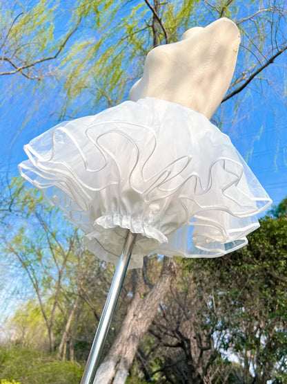 30 cm für 55–85 cm Größe Futter weiß Petticoat Taille Lolita Clearance-Free Bloomers