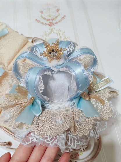 Crown Color Hat Lolita Mini With Options Lace 4 Clips