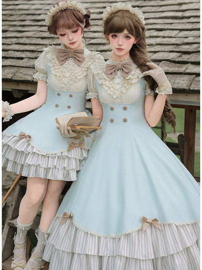 Frilled KC Headpiece with Bow Brooch - With PUJI
