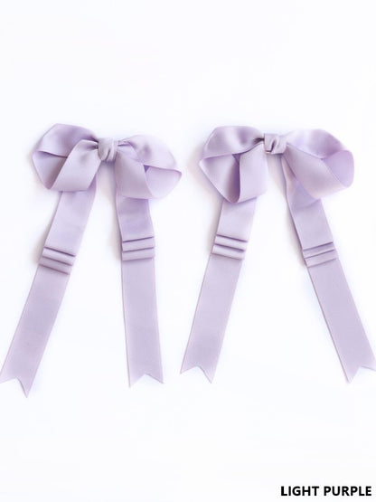 18 Long Ribbon Satin Lolita Options Bowknot Hairclip Color