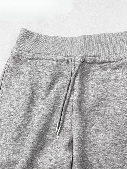 ドット柄パンツトリムY2K+レーススカートティアードカットビタースイート柄グレーワイドレッグ