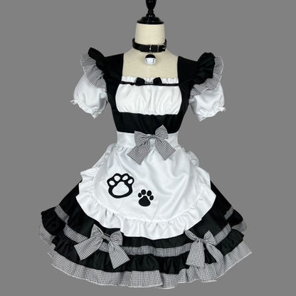 Sweet Lolita Cat Maid Dress with Headband (S-XXL)