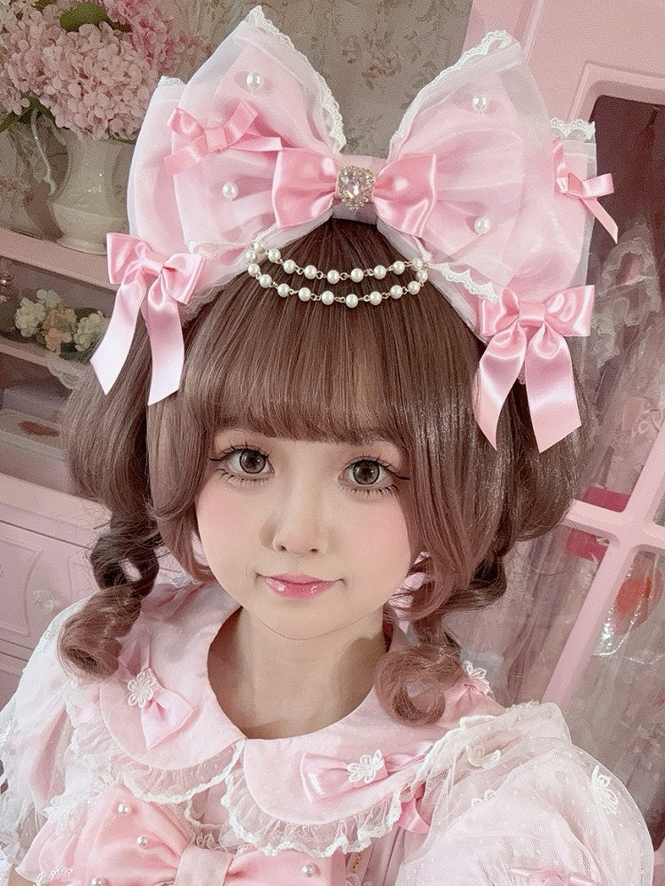 Beaded Color KC 4 Options And Rhinestone Bowknot Decorated