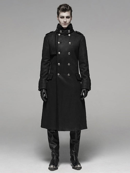 Jacket Men's Length Medium Military Black Style