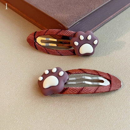 Design Options 5 Bären Haarspangen Braun