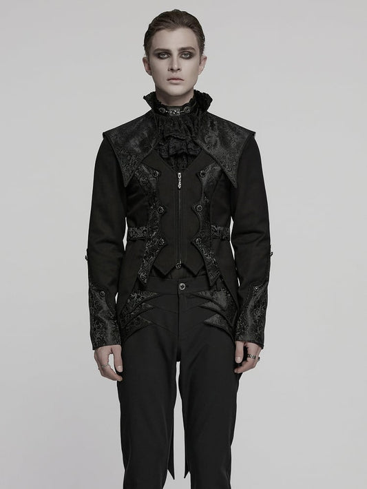 Luxury Gentleman's Goth Tuxedo Black