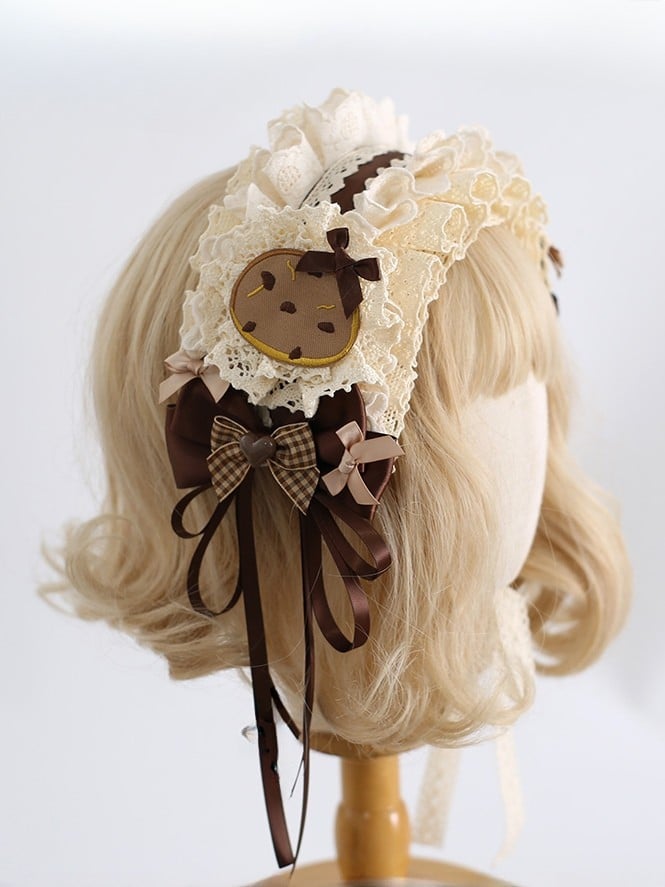 Cookie Bowknot Decorated Hairclip 6 Options