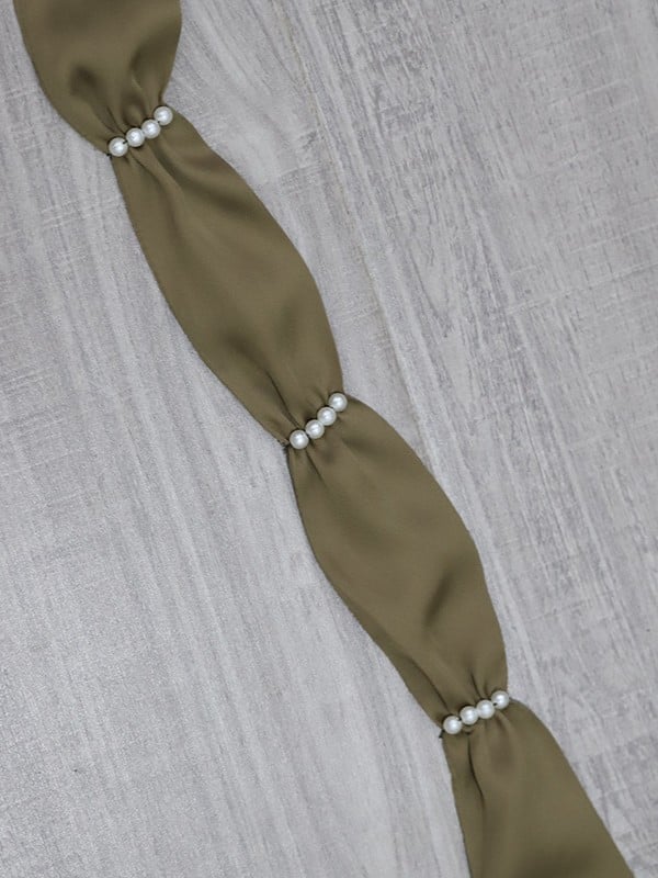 18 Color Options Lolita Belt Pearl Satin