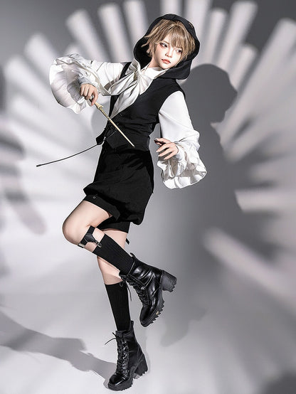 Lolita Ouji Knickerbockers Shorts Black Fashion