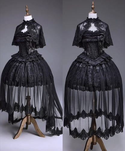 Airfreeing – Unnamed Snow Series Lolita JSK / Cape / Tulle Set