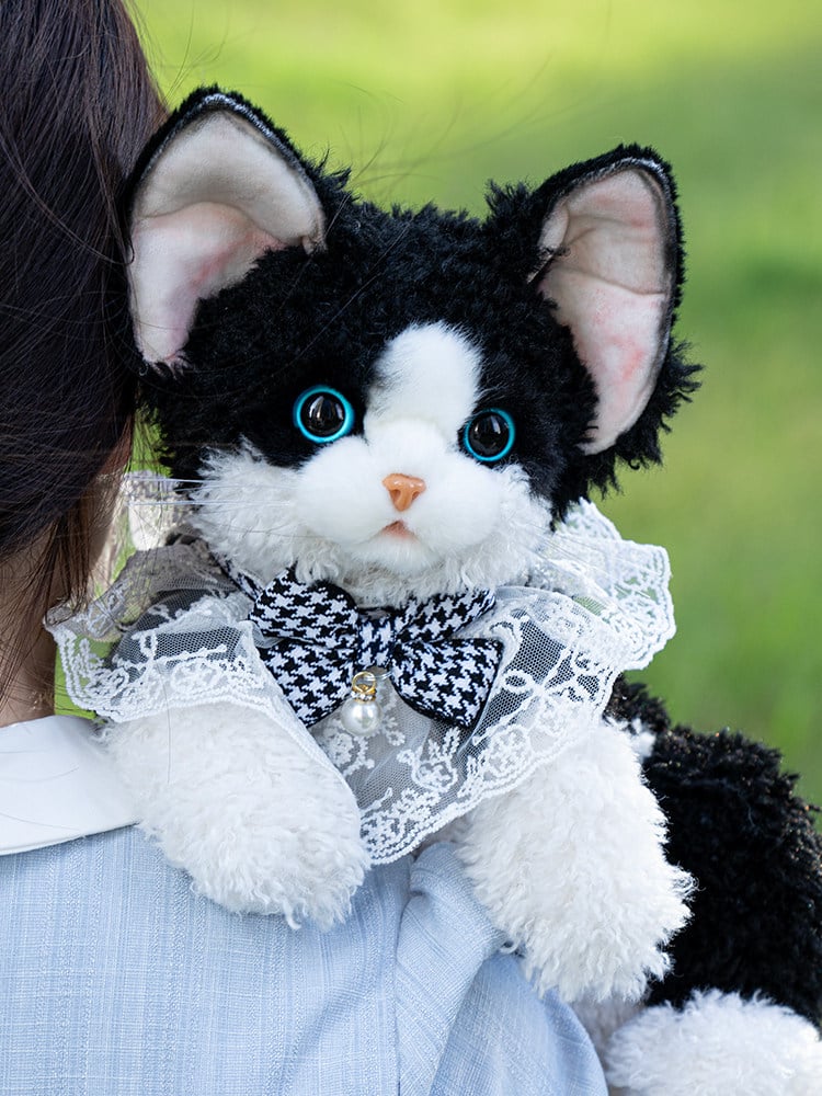 Backpack/Crossbody Cat Realistic Plush 3 Colors Devon Bag