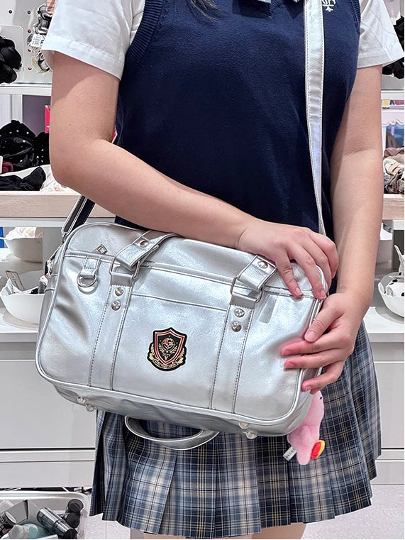 JK Uniform Silver Bag Ita Transparent-Window