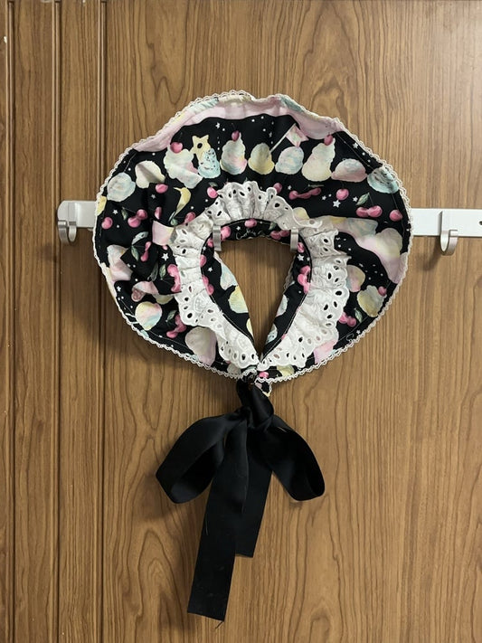 Purple Pink Blue / Black Yellow Green Bonnet