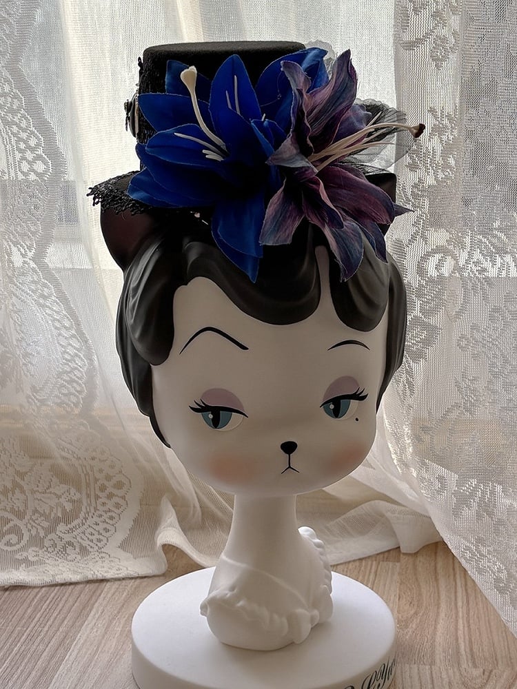 Gothic Lily Mini Hat - Miss Point