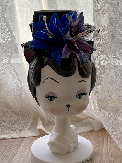 Gothic Lily Mini Hat - Miss Point