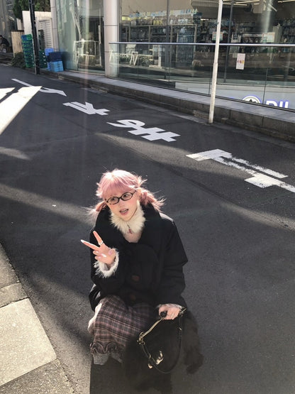 Plush Choker Drip Beige Blood Cross