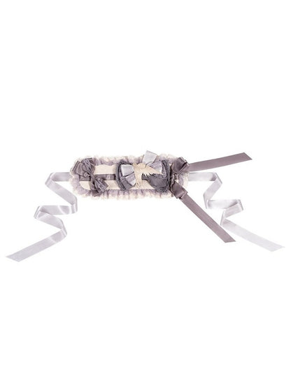 Lilac Satin Bow Hair Accessory - Yimu Walnut
