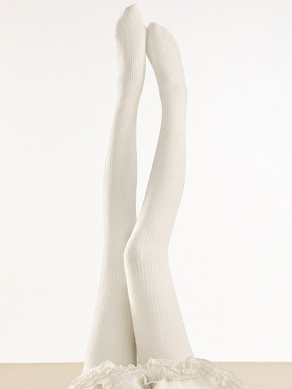 Ribbed Thermal Tights 4-Color