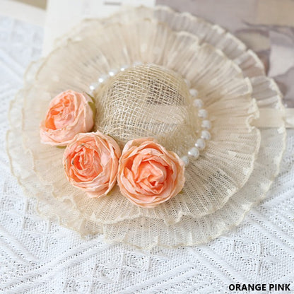 Hat Lolita Options Mini Color Details Bead Design Floral With 11