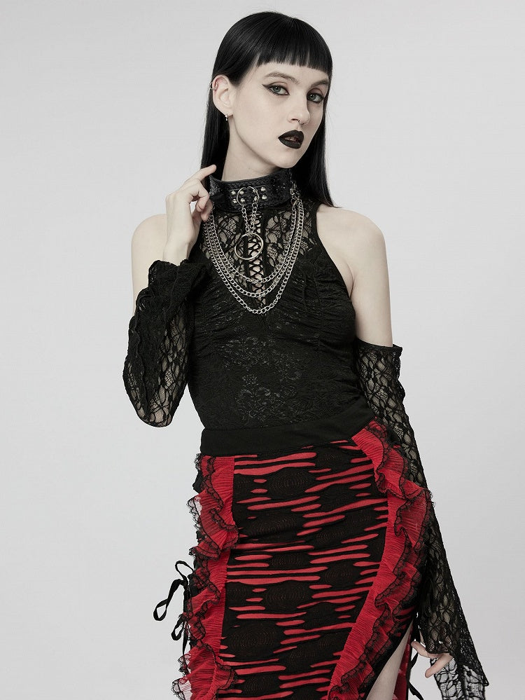 Black Punk Python Grain Choker - Punk Rave