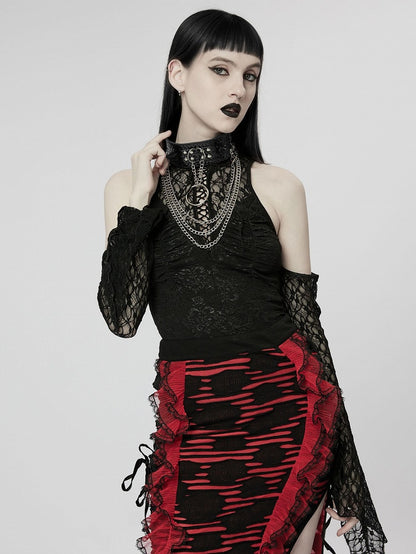 Black Punk Python Grain Choker - Punk Rave