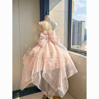 Lolita Ballet Style Bow Back Waist Decoration