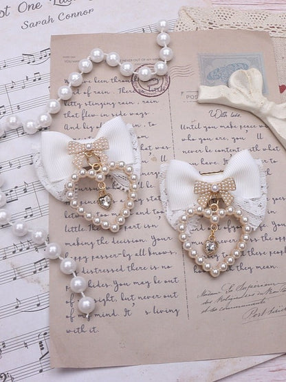 Jirai Bowknot Kei Options Charm Color 8 Hairclip Heart