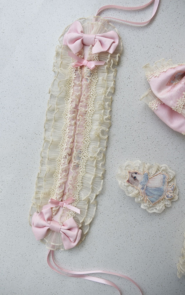 Hairband Beige Mint Blue / Pink