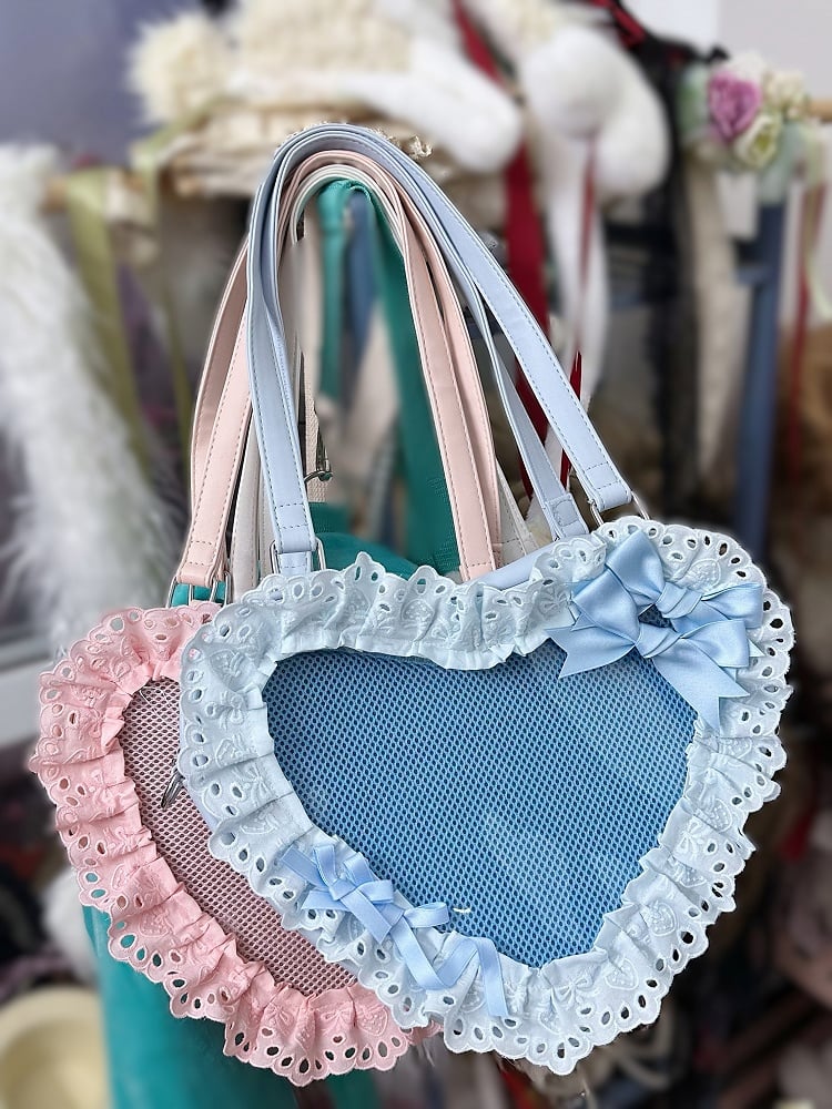 Trim Bag Heart-shaped 7 Lace Color Lolita Options Ita