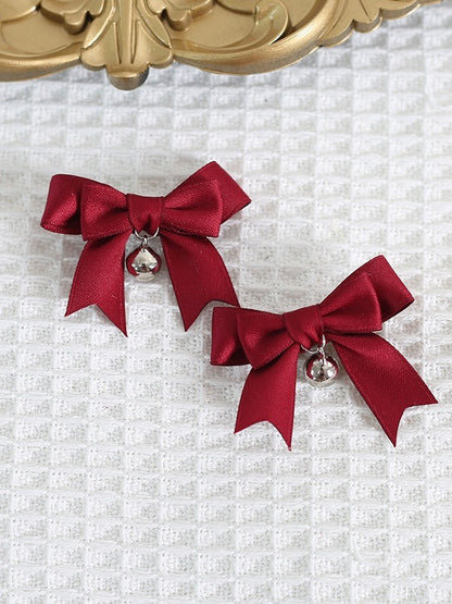 Hairclips Charm with Colors of Bowknot Bell A Pair Cute 14