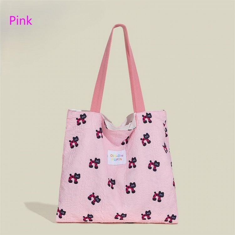 Details with Cute Bag Animal Canvas Print Colors 3