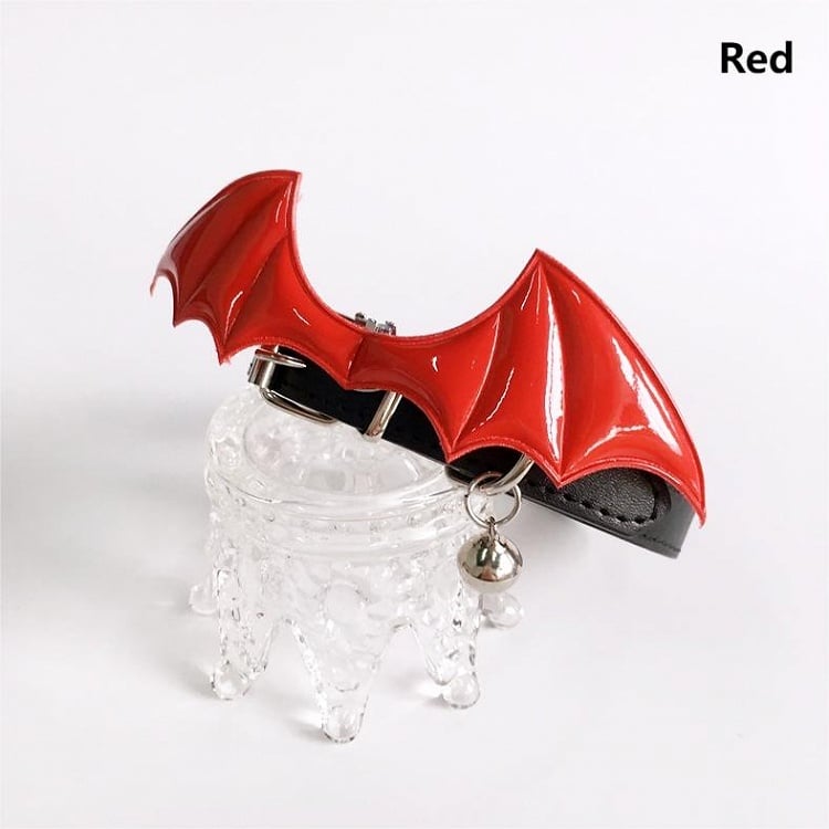 Colors Choker Bat PU Wings 5