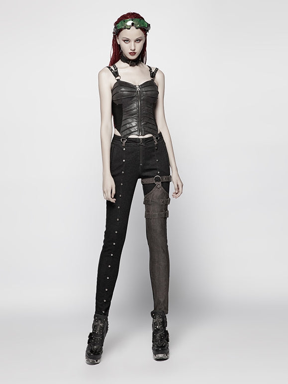 Punk Short Corset Black