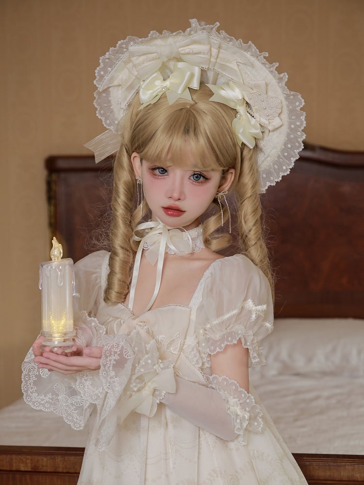 Creamy Bonnet Lolita