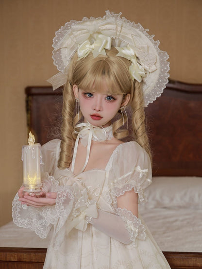 Creamy Bonnet Lolita