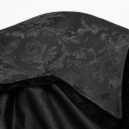 Black Noble Cloak Men's Gothic