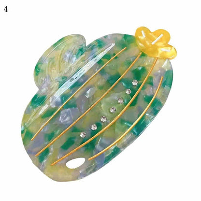 Y2K Blätter Design Krallenklammer