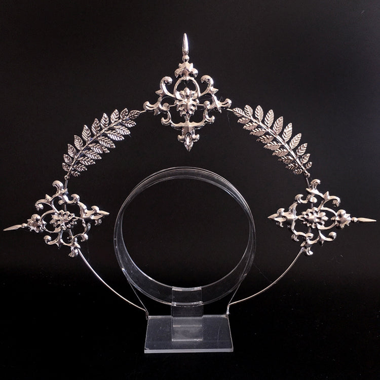 Lolita Wheat-Embellished Cross Golden/Silver KC with Accents