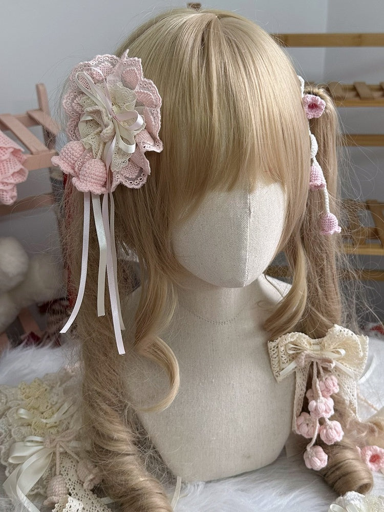Sweet 2 Color Valley of Lily the Lolita Hairclip/Brooch Options Lace