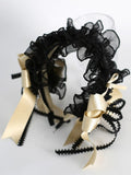 KC Bowknot Lolita Sweet BlackGold Rüschendetails