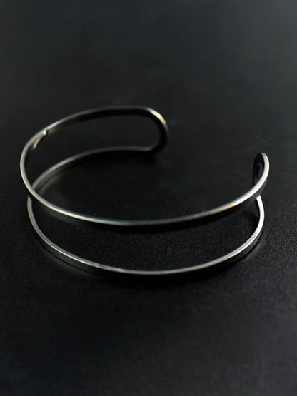 Silver Cyberpunk Cuff Arm