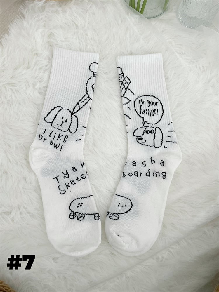 Sweet Lolita White Ankle Socks