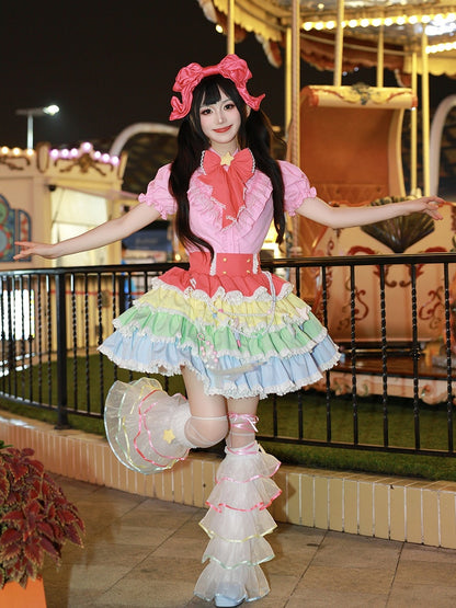 Barbie Pink Puff Sleeve Shirt - Short Sleeves - DevilInspired Exclusive Collection